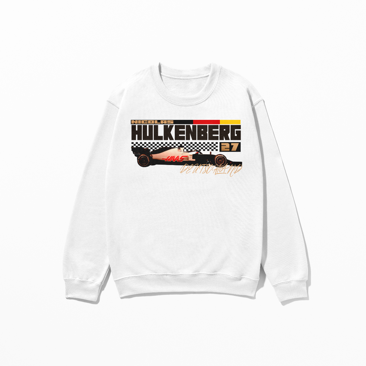 Hulkenberg Sweatshirt Formula Race German Driver Shirt F1 Gift Racing Inspired Shirt Aesthetic Racing Clothing Unisex Crewneck Sweatshirt