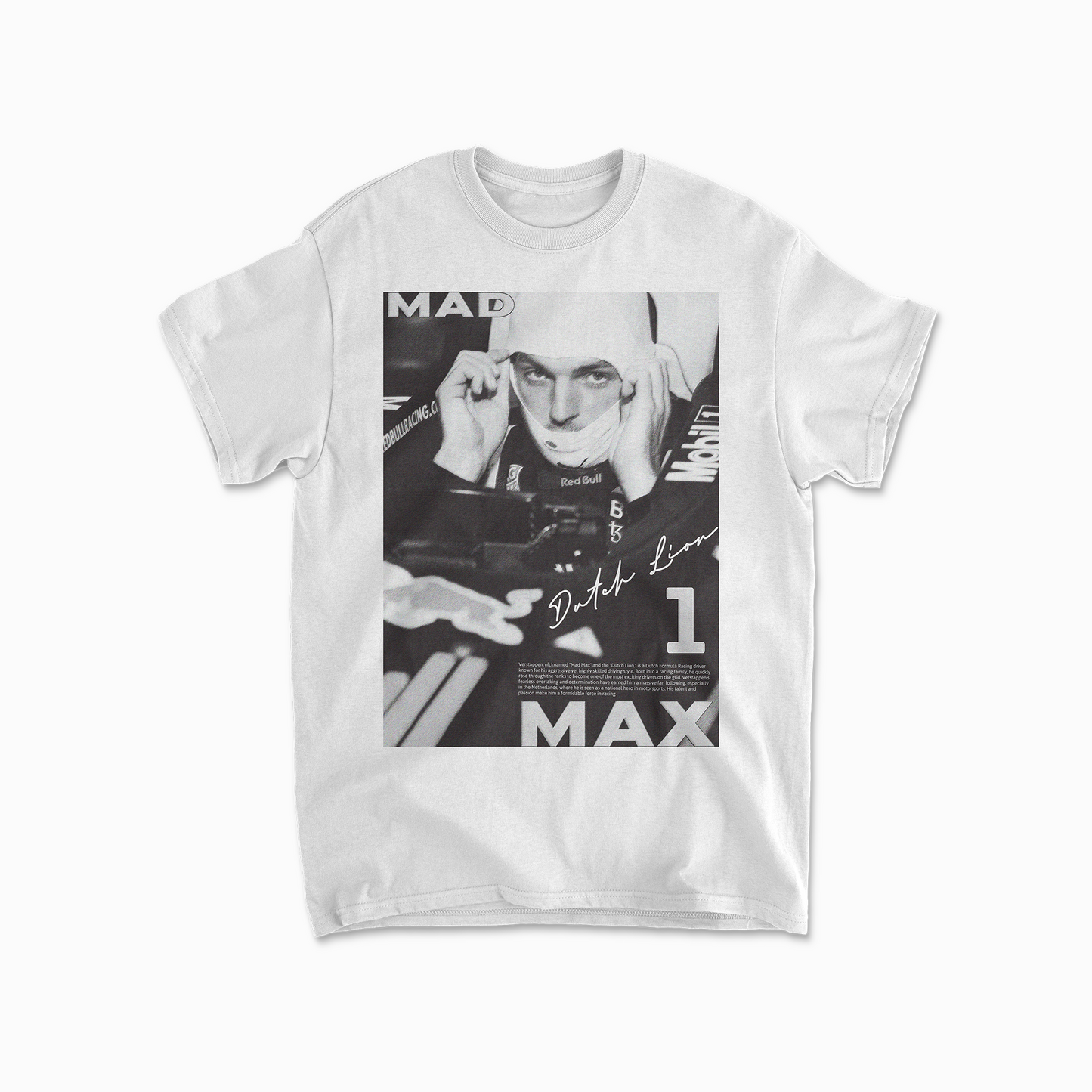 Max Verstappen Inspired T-Shirt | Vintage Redbull Formula 1 Shirt