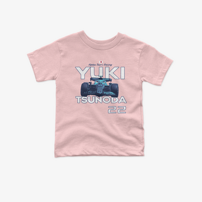 Yuki Tsunoda Inspired Racing Toddler T-Shirt | Formula 1 Driver Shirt | Kids Gift