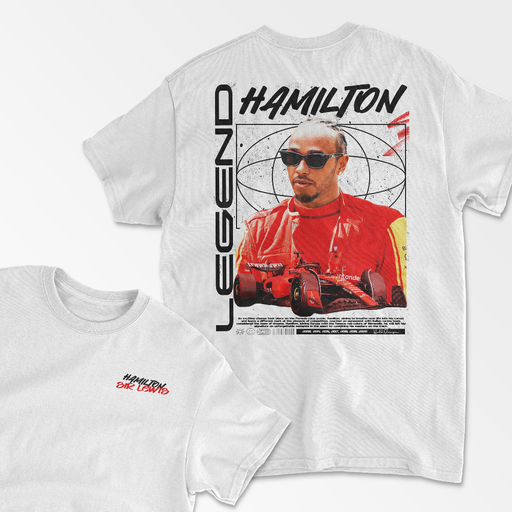 Hamilton T-Shirt F1 Shirt Racing Inspired F1 Gift British Concept Shirt Aesthetic Hamilton 44 Racing Clothing Unisex Crewneck Tee