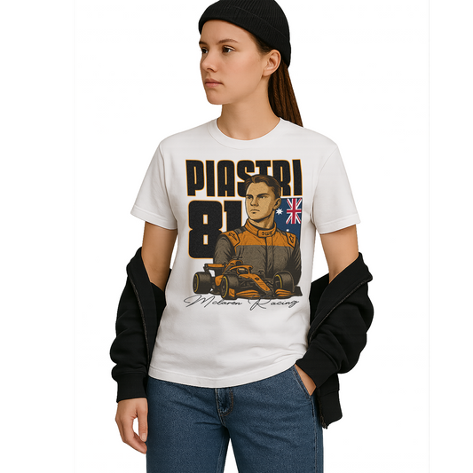 Oscar Piastri Inspired Formula 1 McLaren T-Shirt