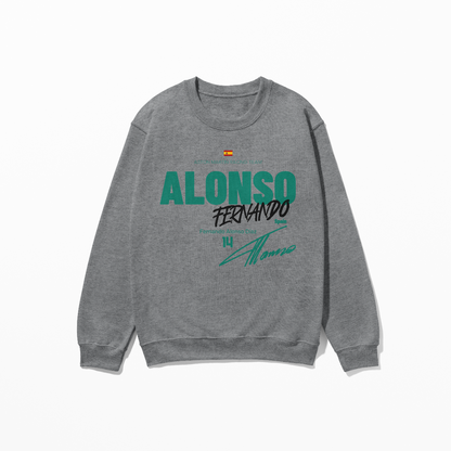 Alonso 14 Sweatshirt F1 Driver Concept Design Sweater Formula Race Fan Gift F1 Tee Unisex Crewneck Streetwear Style Sweatshirt