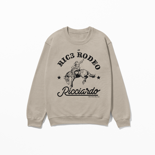 Ricciardo RIC3 Rodeo 90s Formula Racing Sweatshirt Western Cowboy Style F1 Gift Men Woman Formula Race Shirt Crewneck Sweatshirt