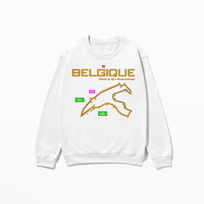 Belgium Circuit de Francorchamps Sweatshirt Formula Racing Sweatshirt F1 Gift Belgique F1 Sweatshirt Unisex Crewneck Sweatshirt