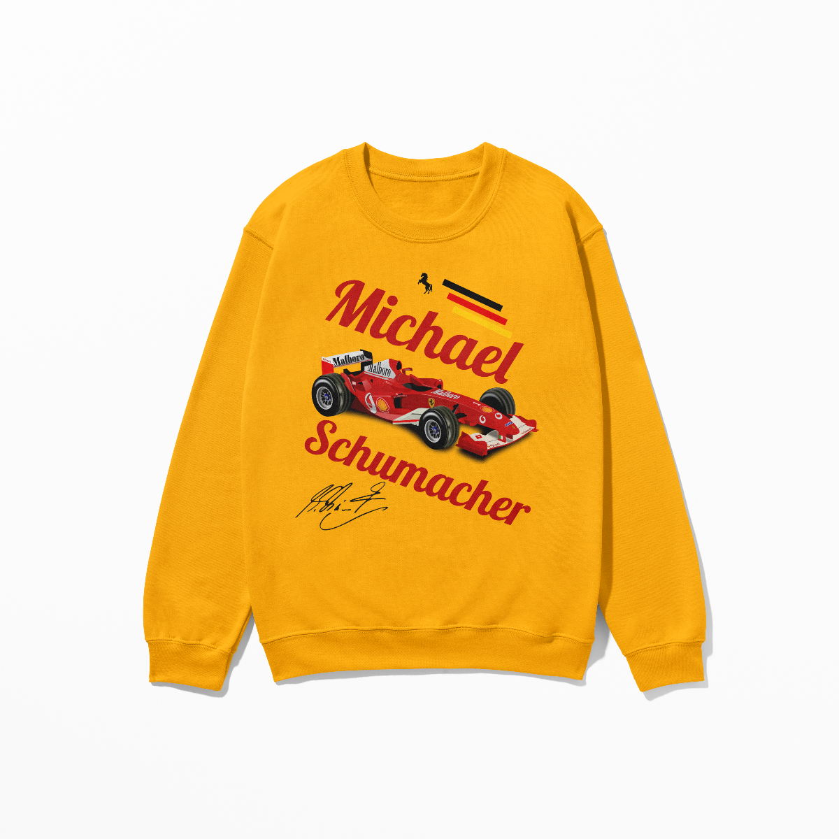 Schumacher Concept Design Sweatshirt Formula Racing Sweater Germany F1 Legend Michael Gift Unisex Crewneck Sweatshirt For Men Women