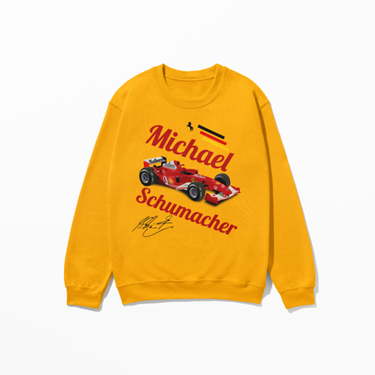 Schumacher Concept Design Sweatshirt Formula Racing Sweater Germany F1 Legend Michael Gift Unisex Crewneck Sweatshirt For Men Women