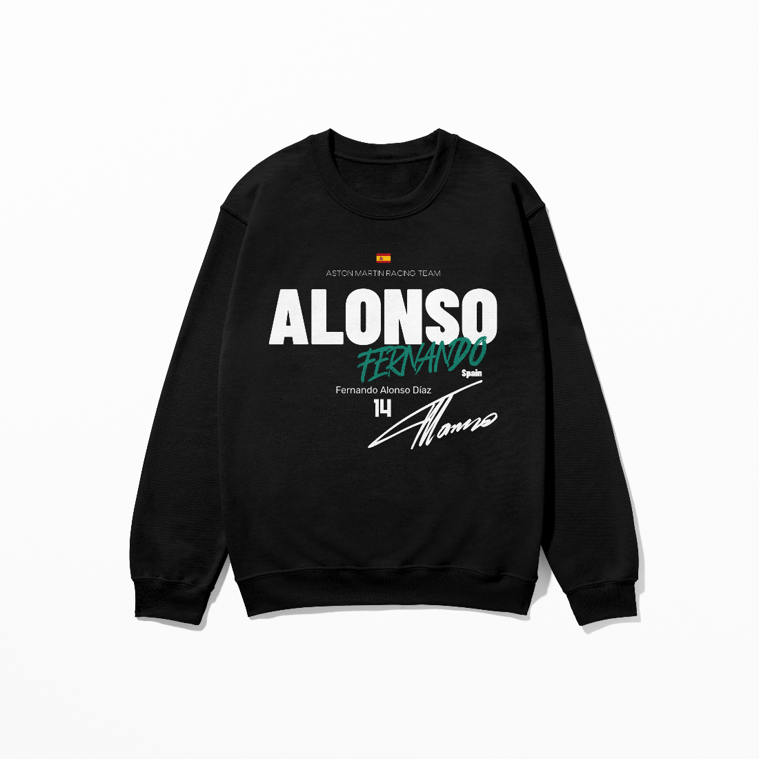 Alonso 14 Sweatshirt F1 Driver Concept Design Sweater Formula Race Fan Gift F1 Tee Unisex Crewneck Streetwear Style Sweatshirt