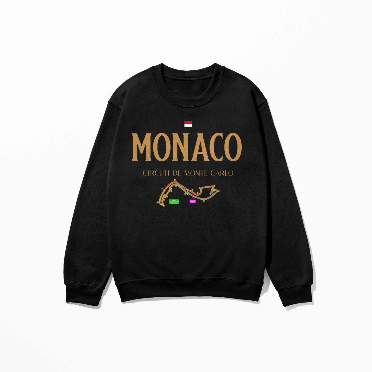 Monte Carlo Circuit de Monaco Sweatshirt Formula Sweatshirt F1 Gift Monaco Sweatshirt Unisex Heavy Blend Crewneck Sweatshirt