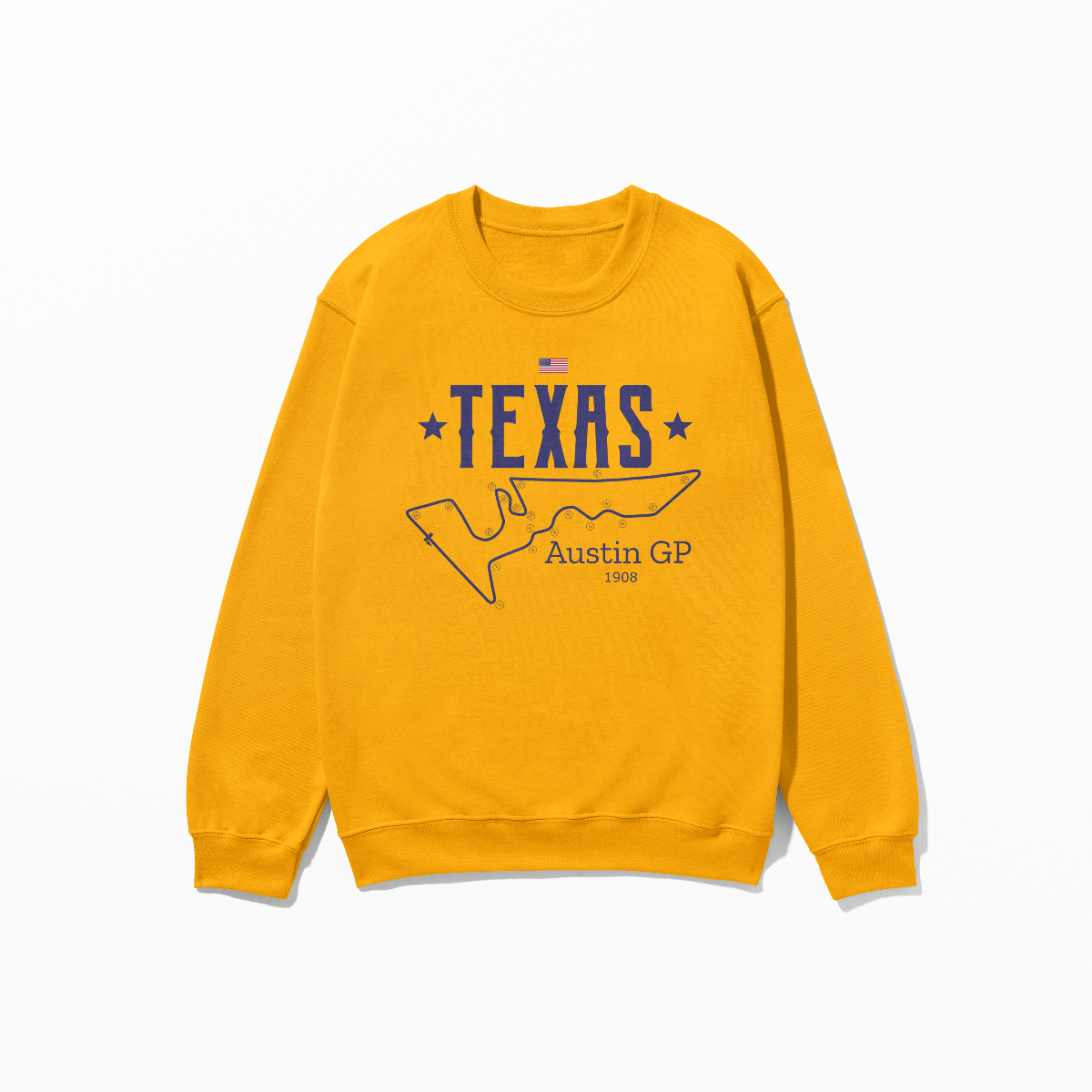 Austin Texas Racing Sweatshirt Formula Race Sweatshirt F1 Gift United States Circuit Gift Unisex Heavy Blend Crewneck Sweatshirt