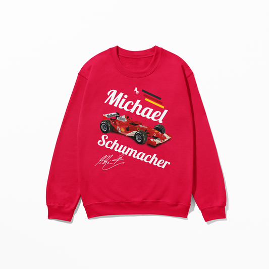 Schumacher Concept Design Sweatshirt Formula Racing Sweater Germany F1 Legend Michael Gift Unisex Crewneck Sweatshirt For Men Women