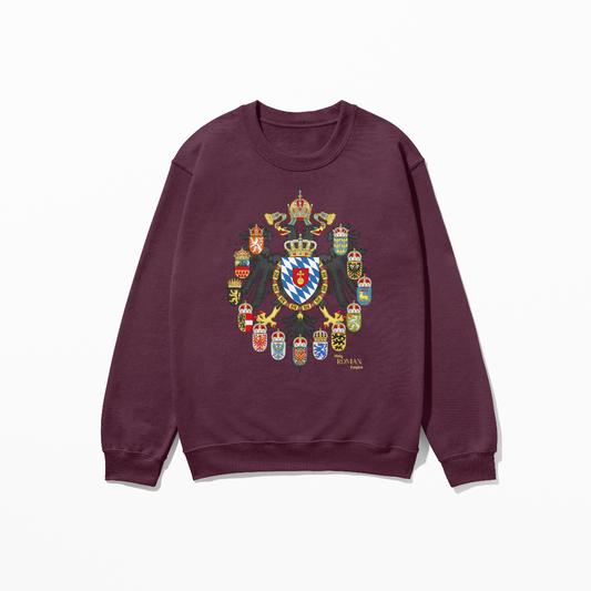 Holy Roman Empire Sweatshirt Medieval Templar Knight Sweatshirt HRE Eagle Coat of Arms Sweatshirt Ancient Germany Unisex Crewneck Sweatshirt