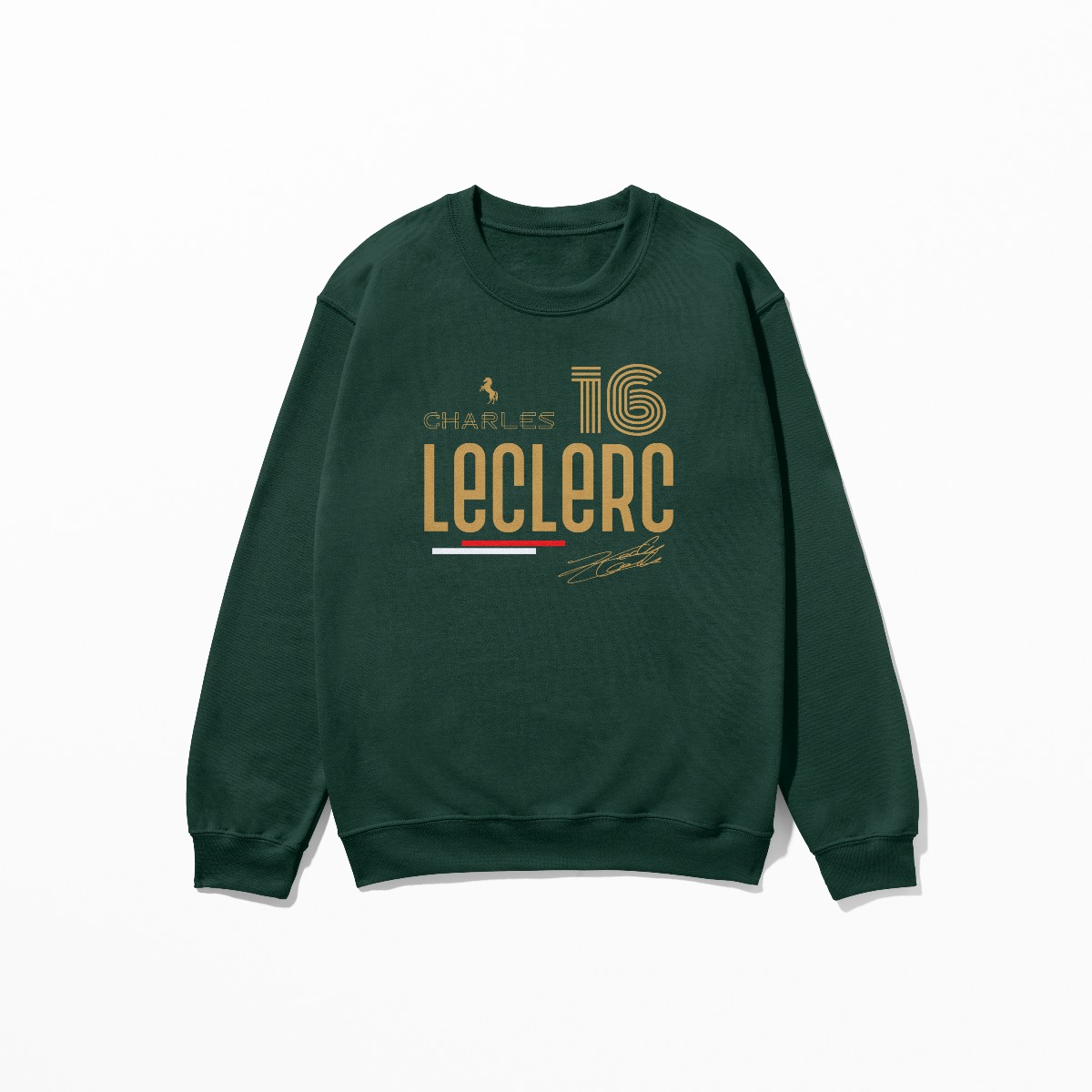 Leclerc Sweatshirt Formula Racing Sweatshirt F1 Gift Formula Race Driver Retro Unisex Crewneck Sweatshirt for Men Women