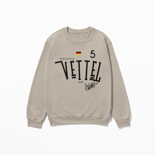 Vettel 5 Sweatshirt Danke SEB German Formula Racing Sweater Motorsport Clothing F1 Gift Formula Race Unisex Crewneck Sweatshirt