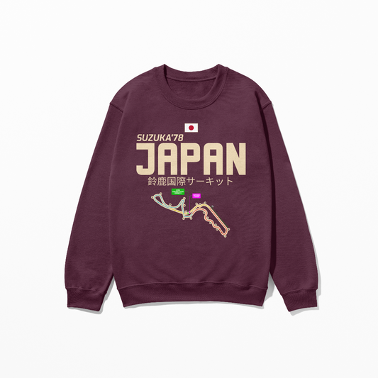 1978 Japan F1 Sweatshirt Suzuka Formula Racing Sweatshirt Inspired F1 Gift Unisex Crewneck Sweatshirt for Men Women