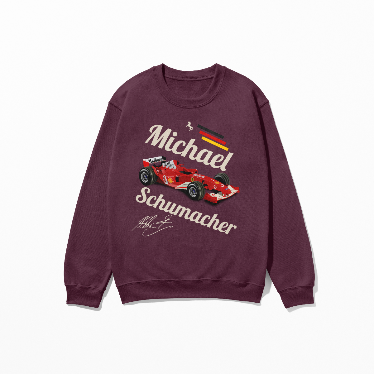 Schumacher Concept Design Sweatshirt Formula Racing Sweater Germany F1 Legend Michael Gift Unisex Crewneck Sweatshirt For Men Women