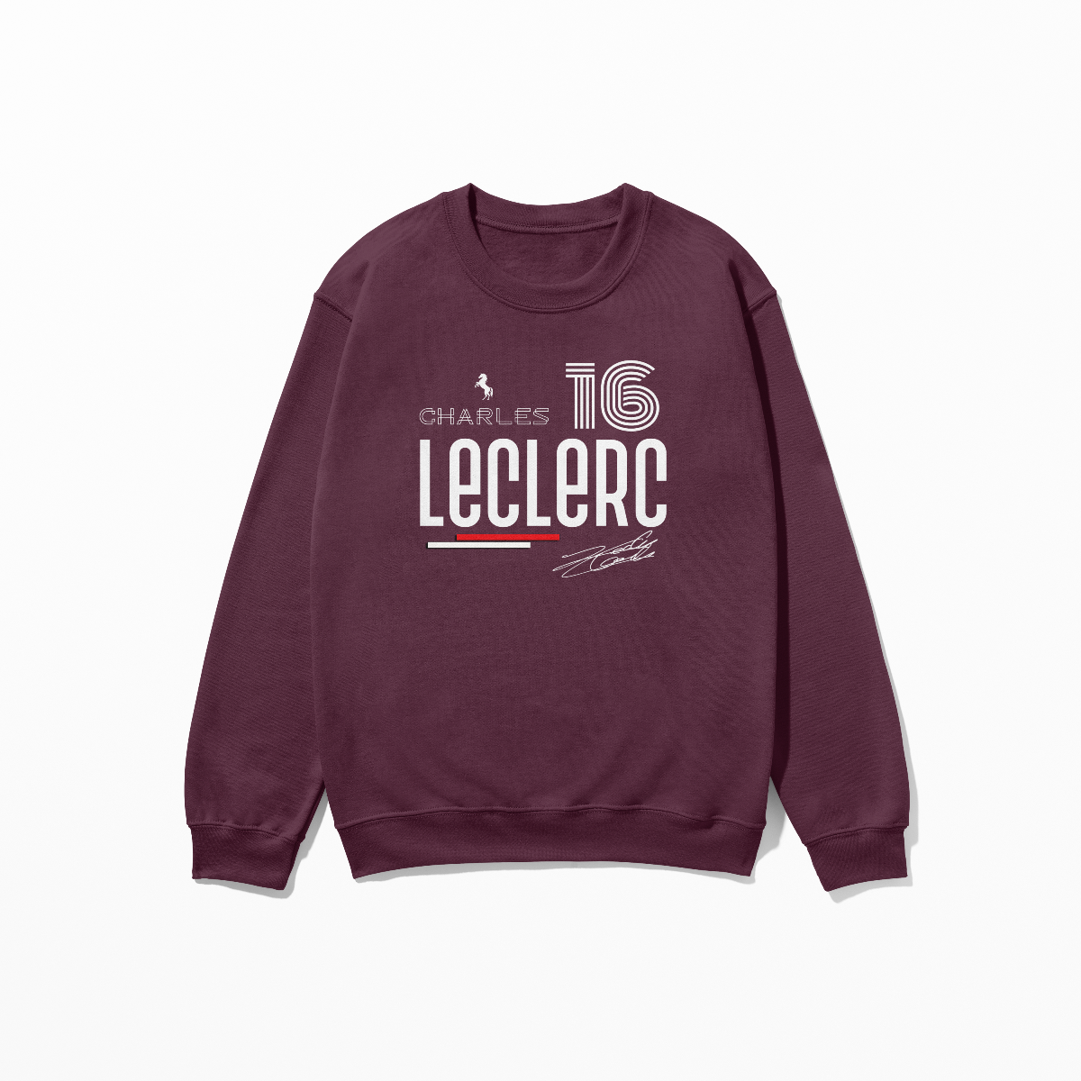 Leclerc Sweatshirt Formula Racing Sweatshirt F1 Gift Formula Race Driver Retro Unisex Crewneck Sweatshirt for Men Women