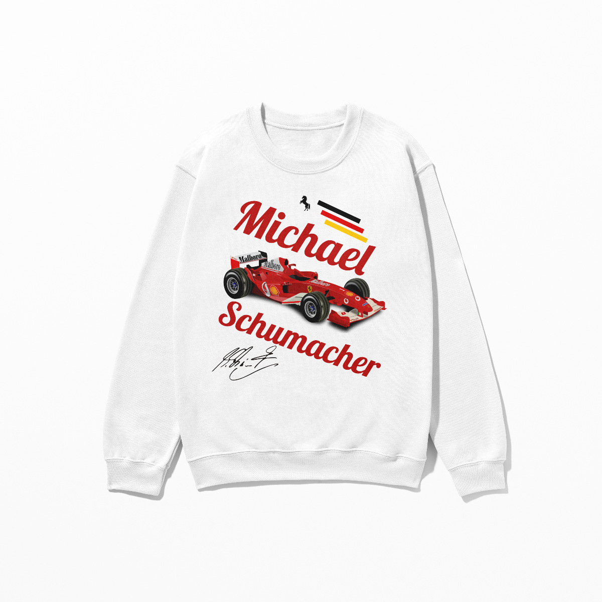 Schumacher Concept Design Sweatshirt Formula Racing Sweater Germany F1 Legend Michael Gift Unisex Crewneck Sweatshirt For Men Women