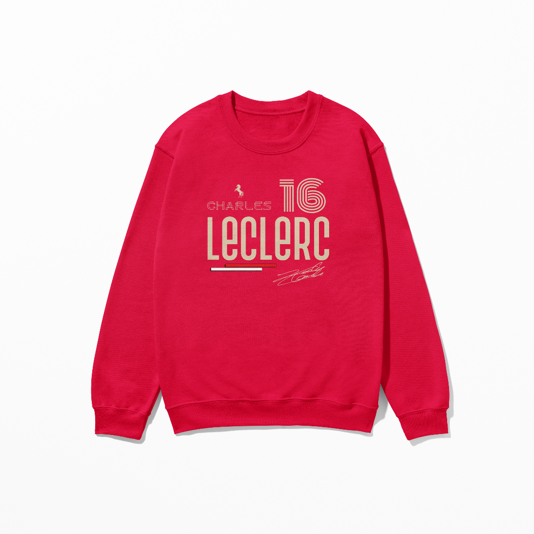 Leclerc Sweatshirt Formula Racing Sweatshirt F1 Gift Formula Race Driver Retro Unisex Crewneck Sweatshirt for Men Women