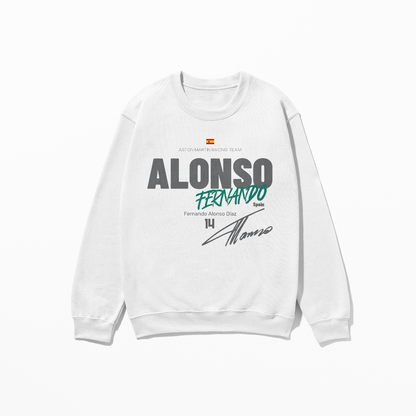 Alonso 14 Sweatshirt F1 Driver Concept Design Sweater Formula Race Fan Gift F1 Tee Unisex Crewneck Streetwear Style Sweatshirt