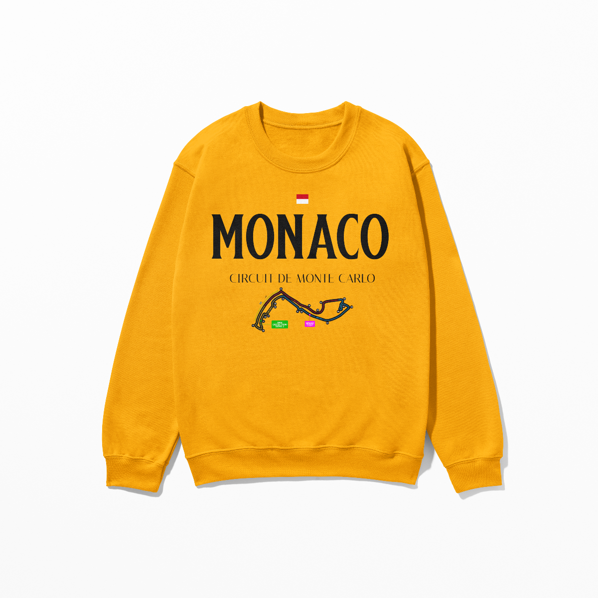 Monte Carlo Circuit de Monaco Sweatshirt Formula Sweatshirt F1 Gift Monaco Sweatshirt Unisex Heavy Blend Crewneck Sweatshirt