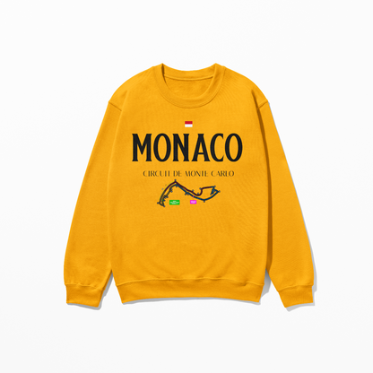 Monte Carlo Circuit de Monaco Sweatshirt Formula Sweatshirt F1 Gift Monaco Sweatshirt Unisex Heavy Blend Crewneck Sweatshirt