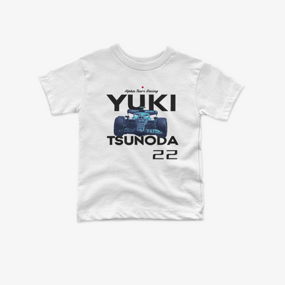 Yuki Tsunoda Inspired Racing Toddler T-Shirt | Formula 1 Driver Shirt | Kids Gift