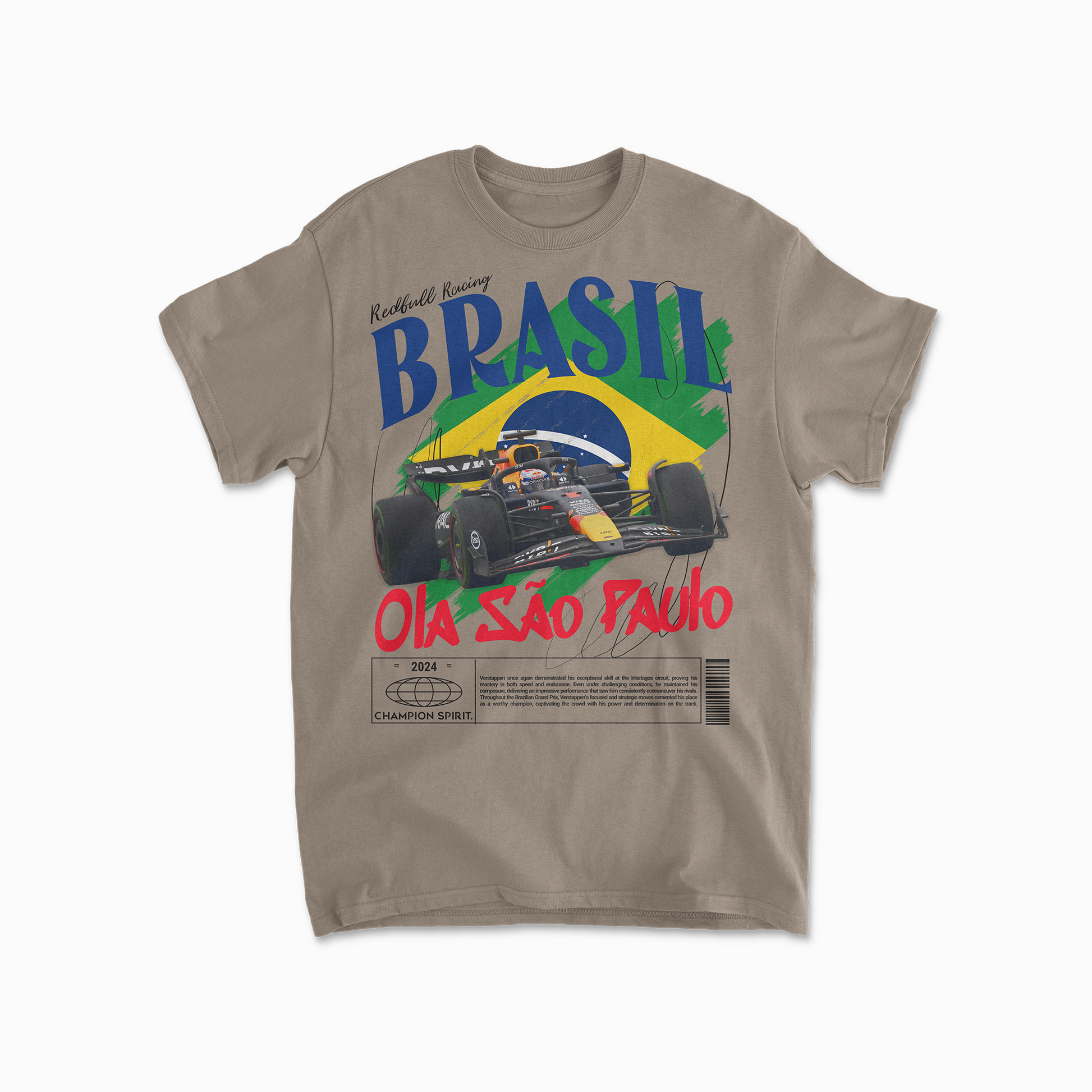 Verstappen Inspired Formula 1 T-Shirt | Brazil Grand Prix Tee | F1 Gift