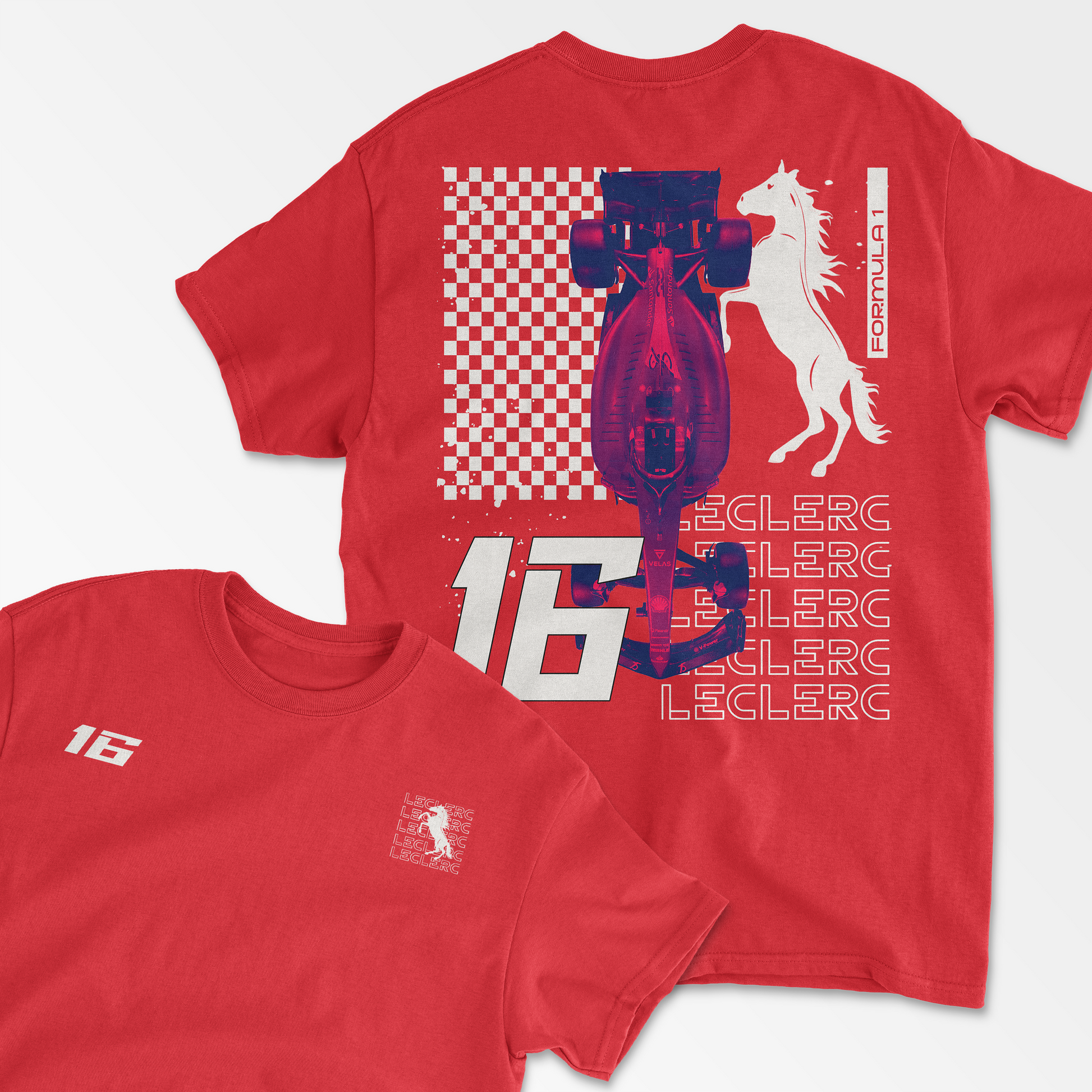 Charles Leclerc Inspired Formula 1 T-Shirt | Ferrari F1 Racing Tee