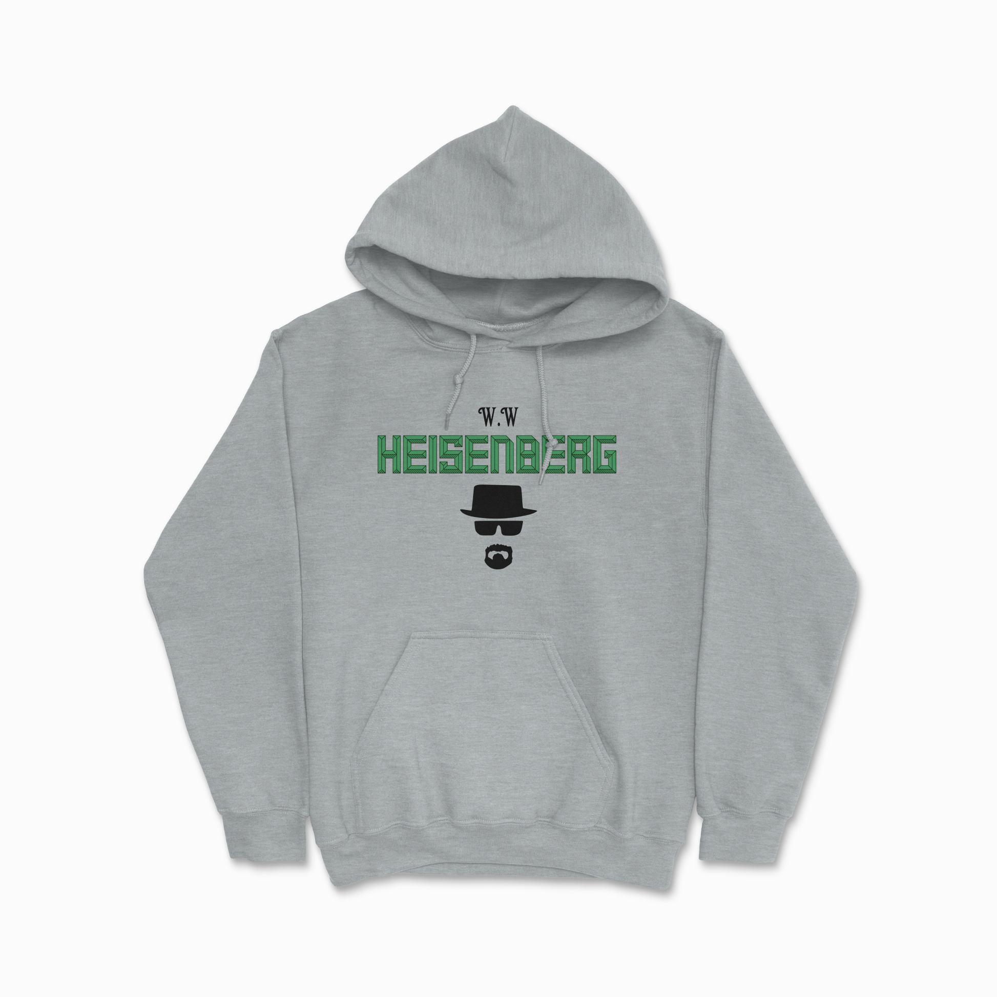 Gray Walter Heisenberg White Hoodie Hooded Sweatshirt TV Show Fan Gift Unisex Heavy Blend Hooded Sweatshirt for Men & Women