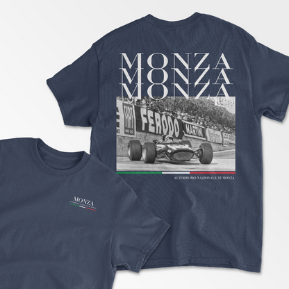 Monza F1 Tshirt Formula Racing Tee Autodromo Di Monza F1 Gift Racing Inspired Shirt Aesthetic Racing Clothing Unisex Cotton Tee