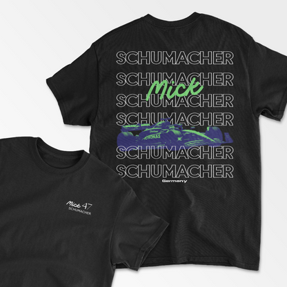 Schumacher Tshirt Formula Tee Mick F1 Gift Racing Inspired Shirt Aesthetic Racing Clothing Unisex Cotton Tee