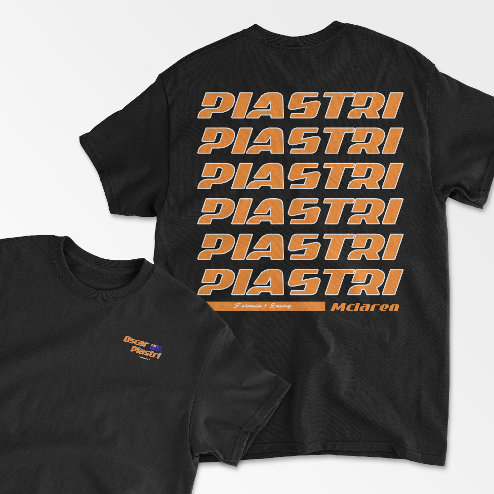 Piastri Tshirt Formula Race Tee Piastri Gift F1 Gift Racing Inspired Shirt Aesthetic Racing Clothing Unisex Cotton Tee