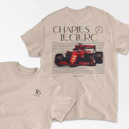 Leclerc Tshirt Formula Racing Tee Leclerc F1 Gift Racing Inspired Shirt Aesthetic Racing Clothing Unisex Cotton Tee