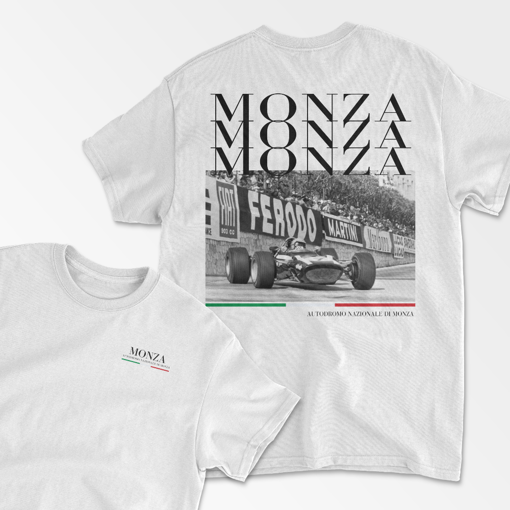 Monza F1 Tshirt Formula Racing Tee Autodromo Di Monza F1 Gift Racing Inspired Shirt Aesthetic Racing Clothing Unisex Cotton Tee