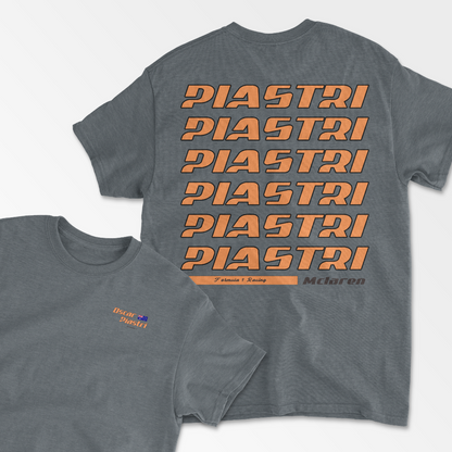 Piastri Tshirt Formula Race Tee Piastri Gift F1 Gift Racing Inspired Shirt Aesthetic Racing Clothing Unisex Cotton Tee