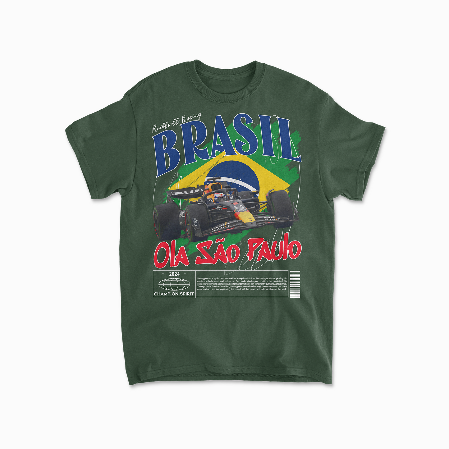 Verstappen Inspired Formula 1 T-Shirt | Brazil Grand Prix Tee | F1 Gift