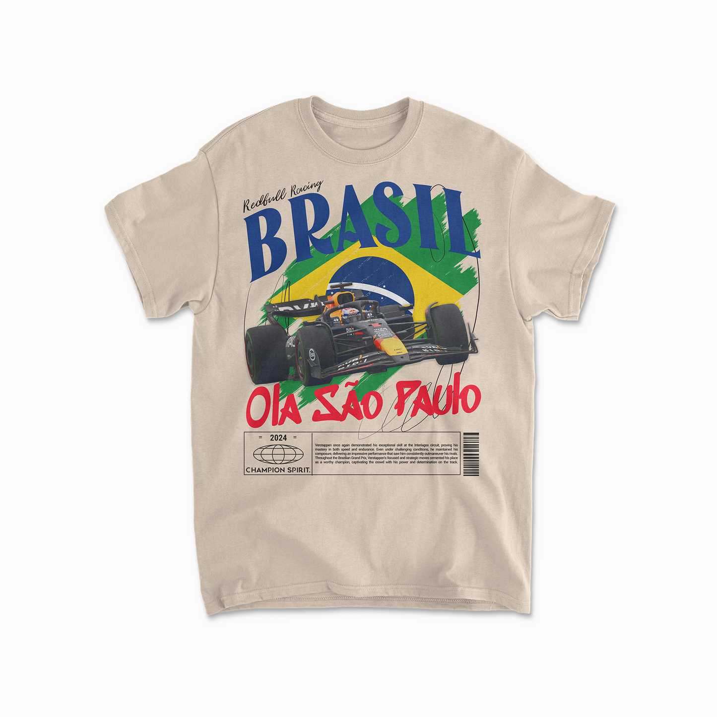 Verstappen Inspired Formula 1 T-Shirt | Brazil Grand Prix Tee | F1 Gift