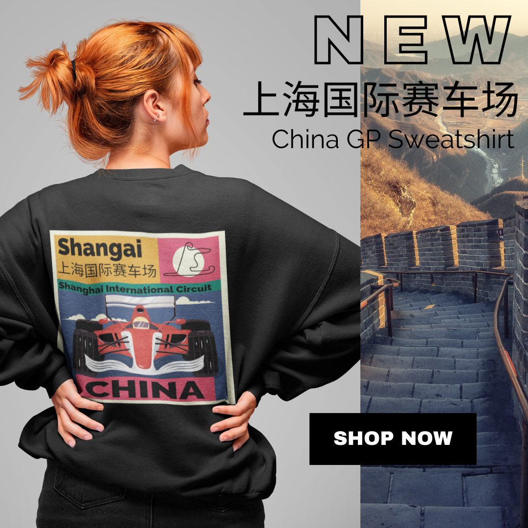 Shanghai Circuit Sweatshirt Chinese F1 Race Formula Racing Sweatshirt F1 Fan Gift Unisex Crewneck Sweatshirt