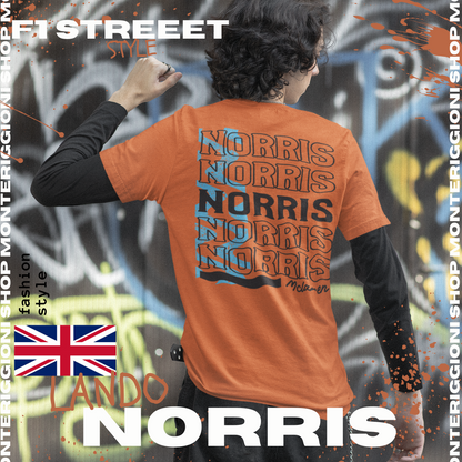 Norris Tshirt Formula Race Tee F1 Fan Gift Racing Driver Inspired Aesthetic Racing Clothing Tshirt Unisex Cotton Tee