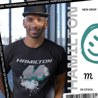 Hamilton Shirt Formula Racing Driver British Championship Fans F1 Gift Tshirt Inspired Graphic Design Unisex Cotton Tee