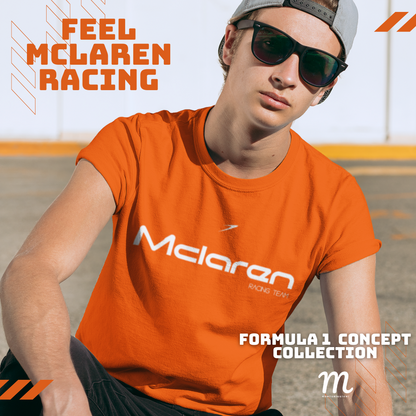 MacLaren T-Shirt Formula Racing Driver Norris Concept Design Inspired Shirt F1 Racing Fans Gift Piastri Unisex Heavy Cotton Tee