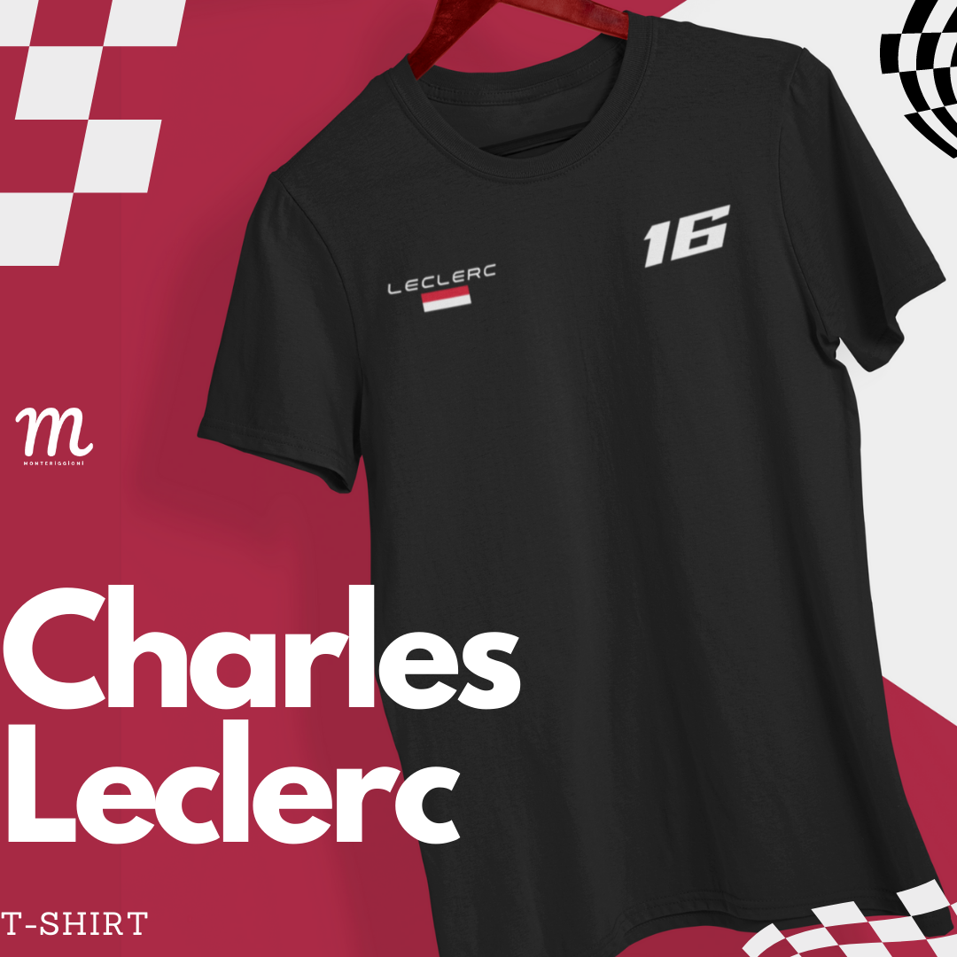 Leclerc Tshirt F1 Tee Charles 16 Gift F1 Gift Racing Inspired Shirt Aesthetic Motorsport Racing Clothing Unisex Tee