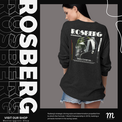 Rosberg Sweatshirt Formula Race Sweatshirt F1 Gift Streetwear Inspired Shirt German World Champion Shirt Unisex Crewneck Sweatshirt