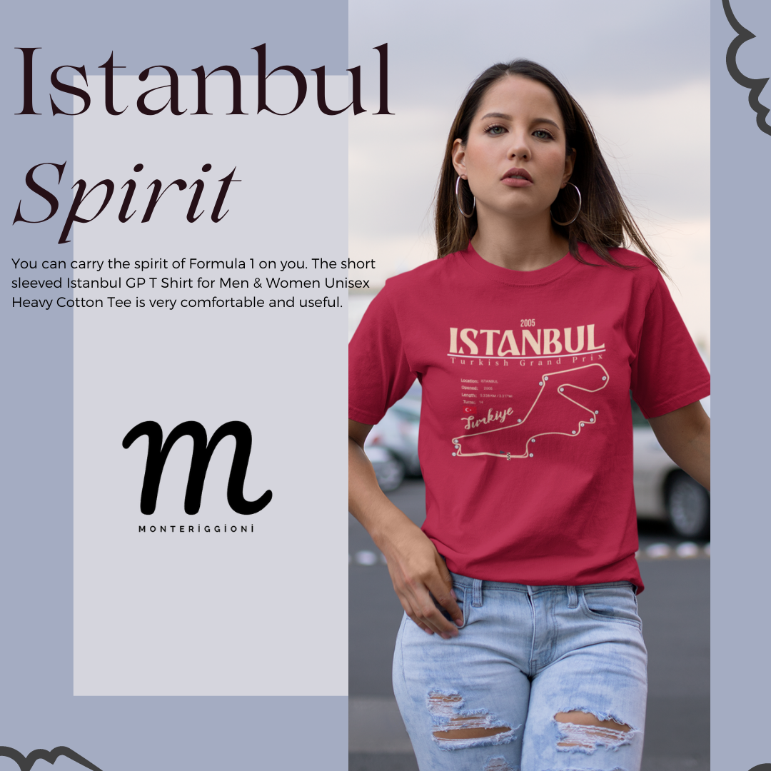 Istanbul Turkish Racing GP T-Shirt Formula Race Shirt F1 Gift Turkey Formula Racing Tee Unisex Crewneck Tshirt for Men & Women