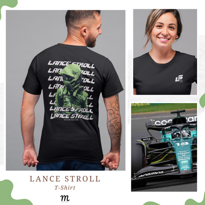 Stroll 18 Tshirt Formula Racing Tee Driver Lance F1 Gift Racing Inspired Shirt Aesthetic Racing Clothing Unisex Cotton Tee