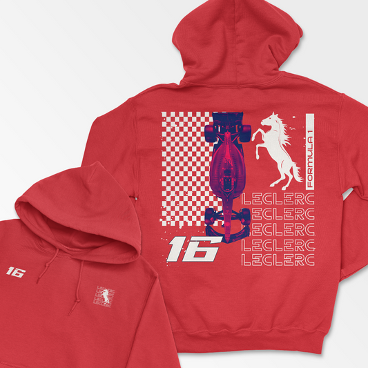 Charles Leclerc Inspired Ferrari Merch Formula 1 Hoodie