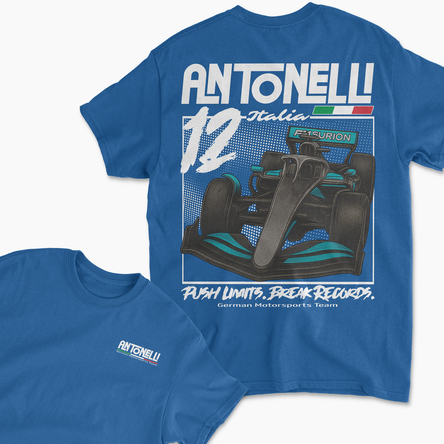 Kimi Antonelli Inspired Mercedes Formula 1 T-Shirt | F1 Merchandise