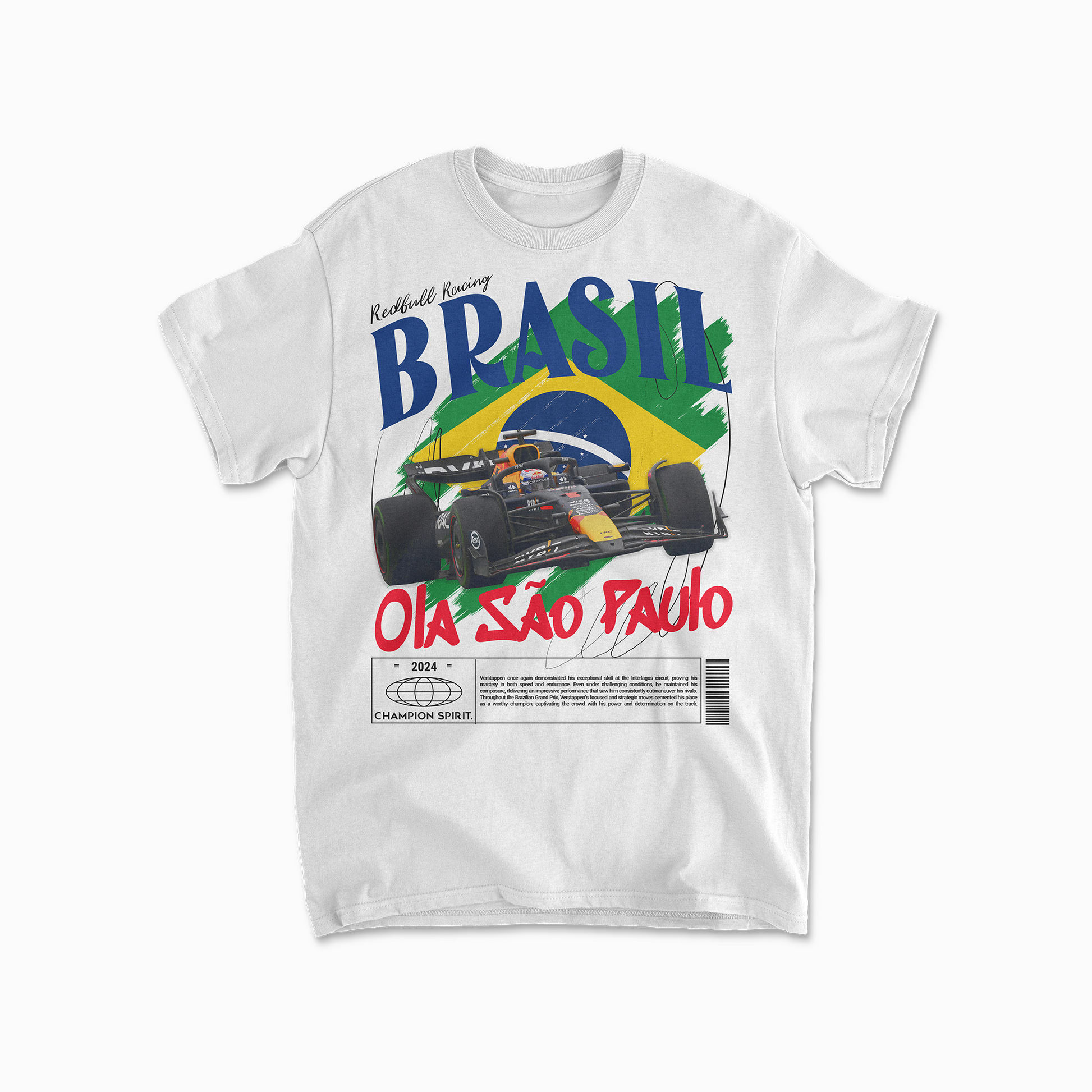 Verstappen Inspired Formula 1 T-Shirt | Brazil Grand Prix Tee | F1 Gift