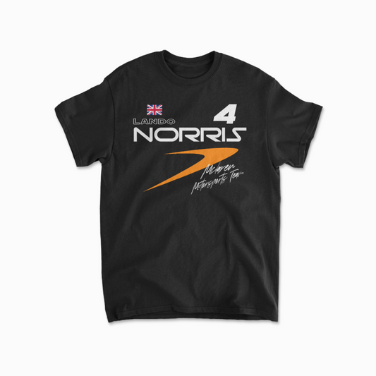 Norris T-Shirt Formula Racing Tee F1 Fan Gift Racing British F1 Race Driver Inspired Tshirt Aesthetic Racing Tee Unisex Cotton Tee