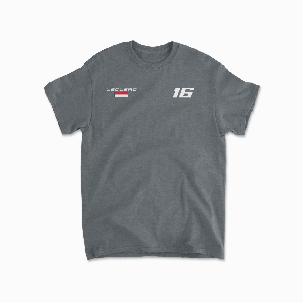 Leclerc Tshirt F1 Tee Charles 16 Gift F1 Gift Racing Inspired Shirt Aesthetic Motorsport Racing Clothing Unisex Tee